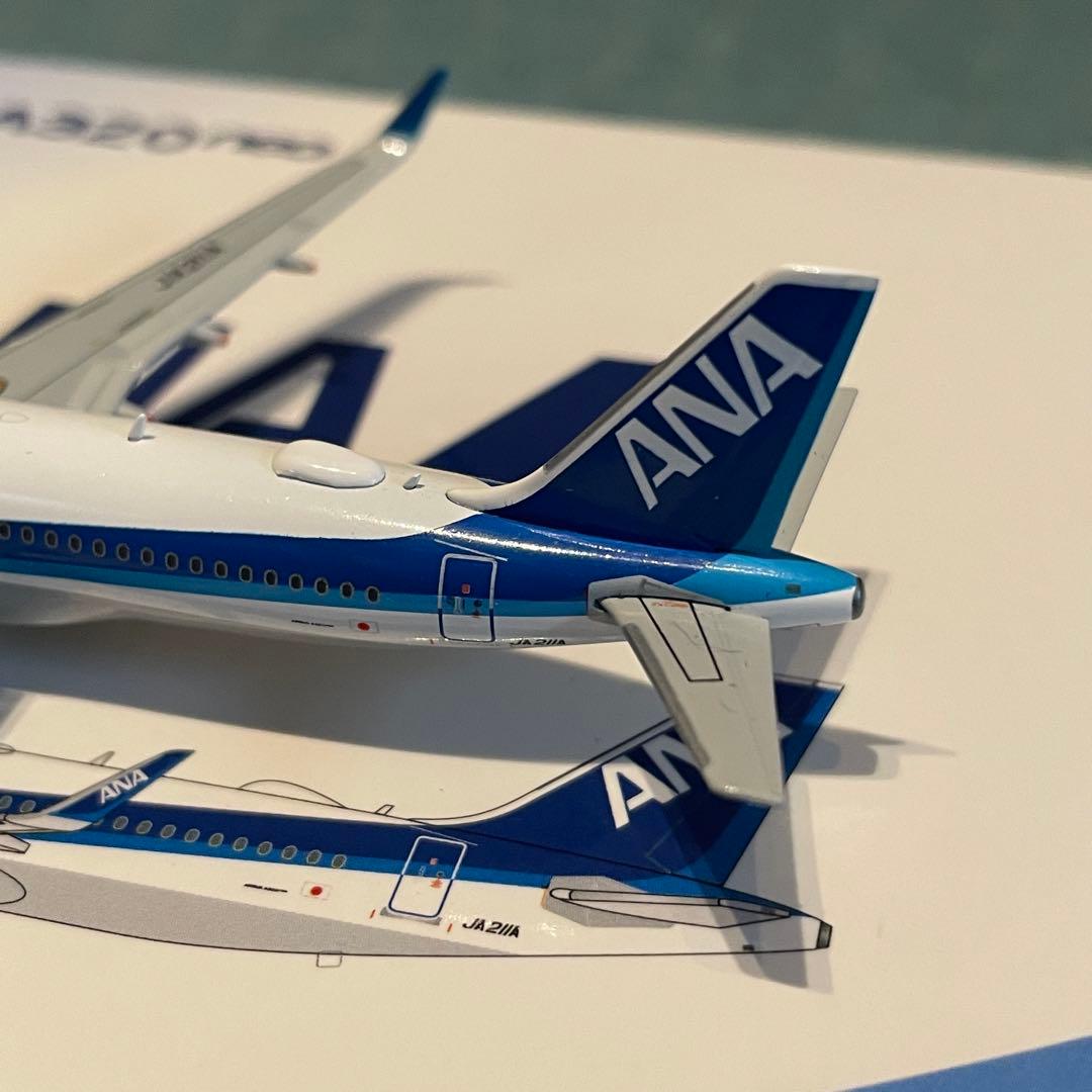 ANA A320neo JA211A 全日空 エアーバス jc 1:400