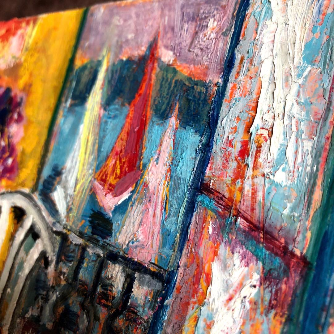 【一点もの】日展会友 光風会会員 洋画家 谷岡経津子　油絵【号12万】直筆サイン