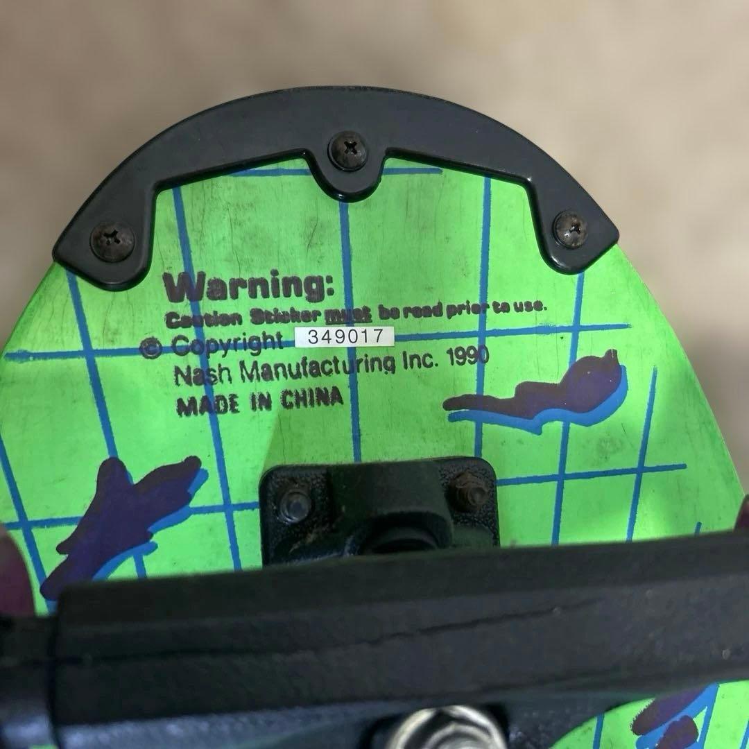 NASH HEAT ZONE スケートボード グリーン　90年代ヴィンテージ