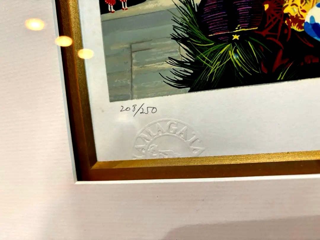 ヒロ・ヤマガタ 「GIFT SEASON」シルクスクリーン 証明書・箱・保存袋付