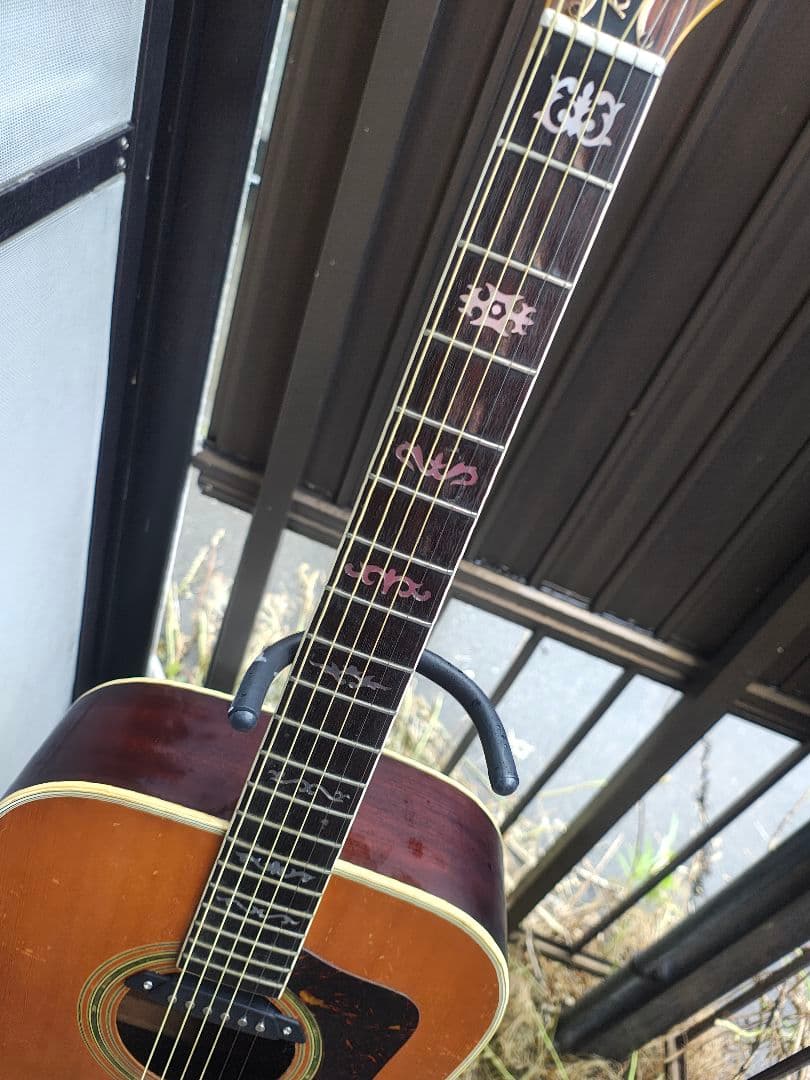 春日楽器 K.Country D-380 1975年製 ホール&コンタクトPU付