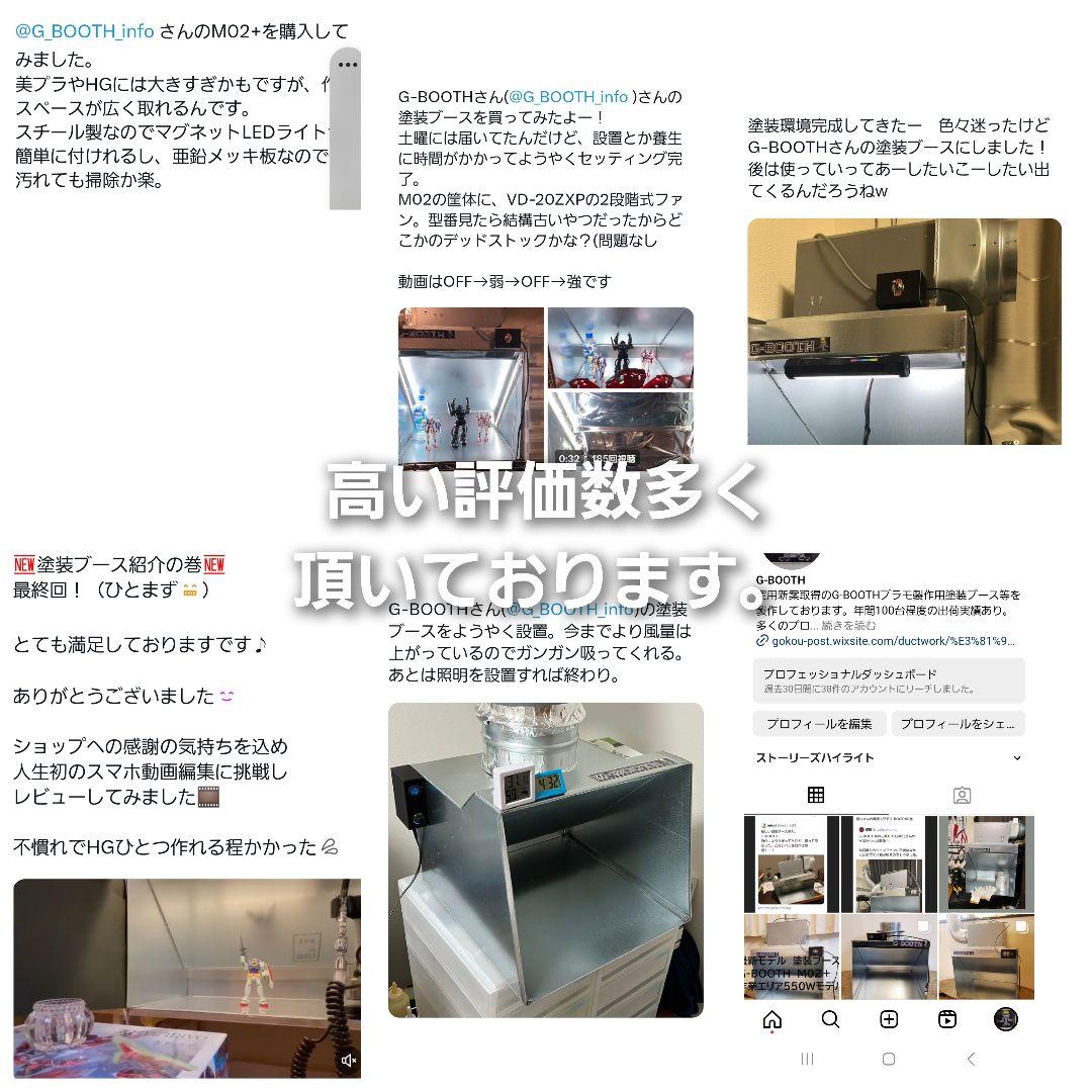 G-BOOTH S-03 コンパクト塗装ブース実用新案　風量475ｍ3/ｈ