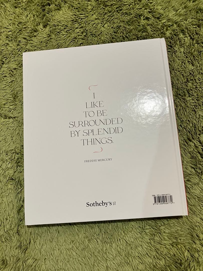 Sotheby's サザビーズ　フレディマーキュリー　オークション　カタログ