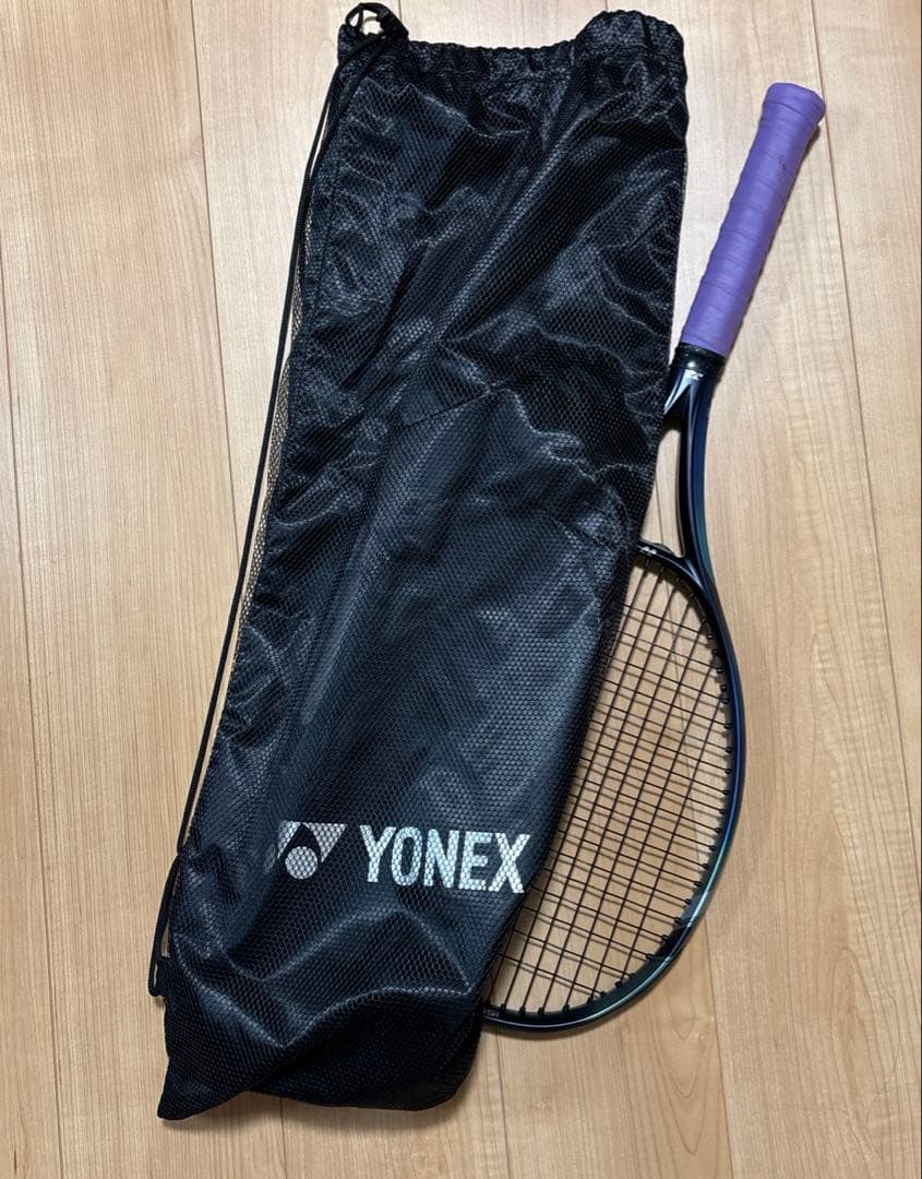 YONEX 軟式テニスラケット 黒/紫 ezone