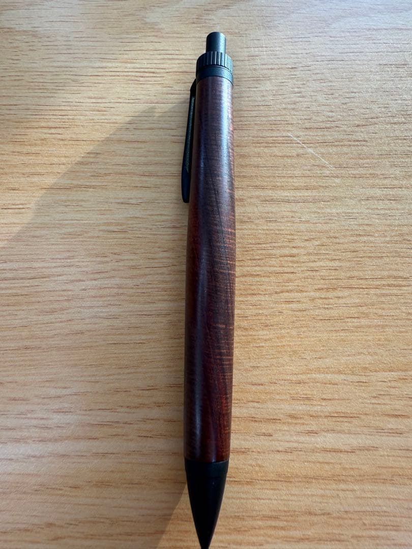 YkU工房 サイアミーズローズウッド マイクロカーリー 木軸シャーペン0.5mm