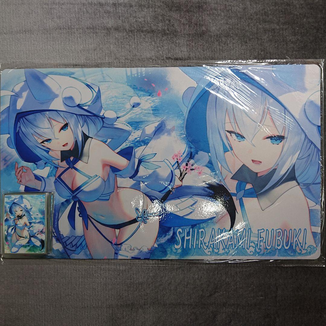 α1 ホロライブ 肌&ウエディング 白上フブキ スリーブ&プレイマット