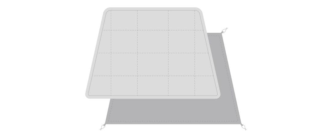 スノーピーク エントリー2ルーム エルフィールド インナーテント用マット付