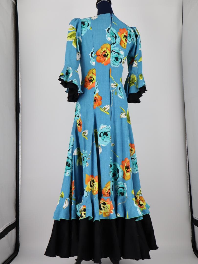 【美品フラメンコ衣装】ストーンデニム ATELIERENA アトリエエナ ドレス