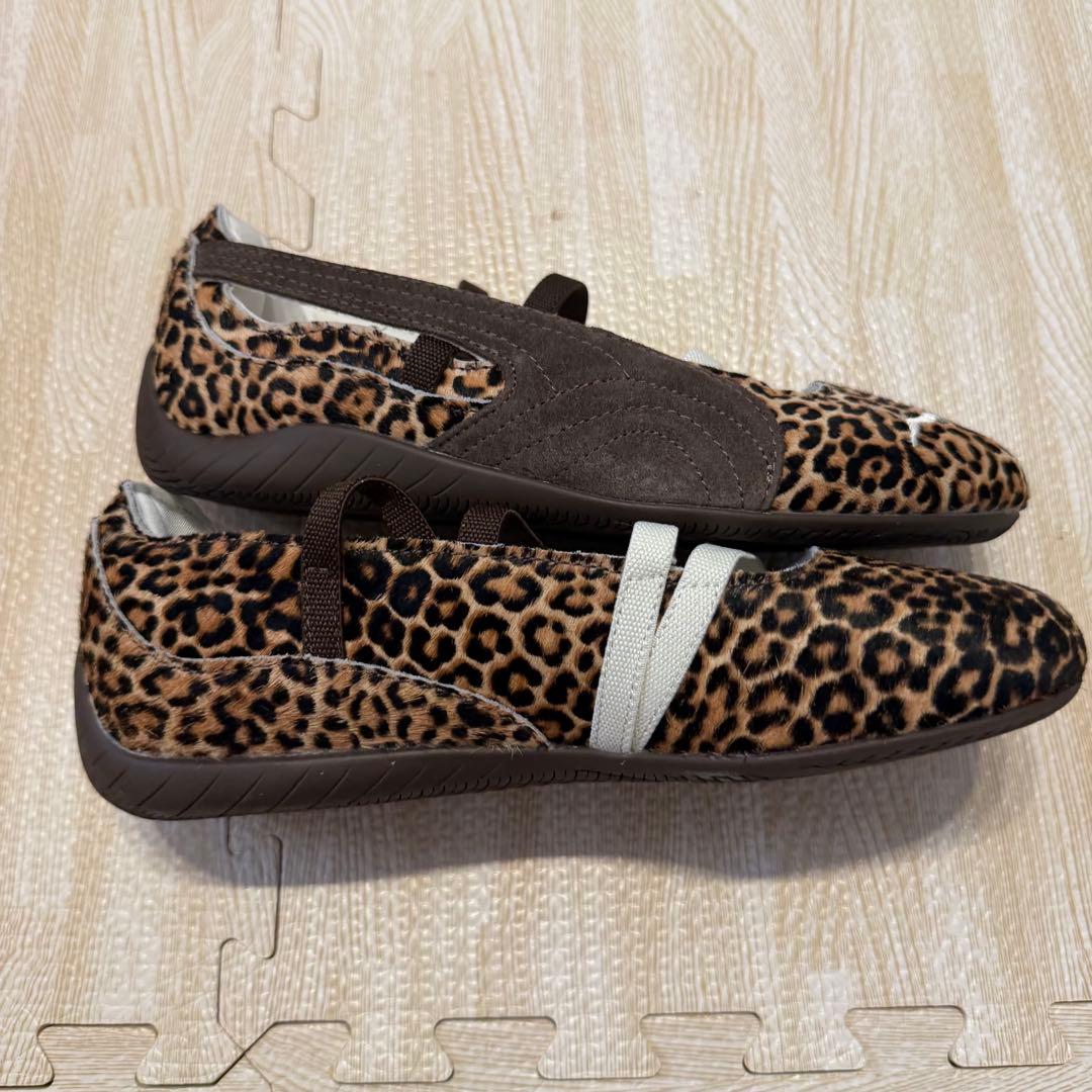 【箱なし 美品！】 プーマ スピードキャット バレエ レオパード 23.5cm