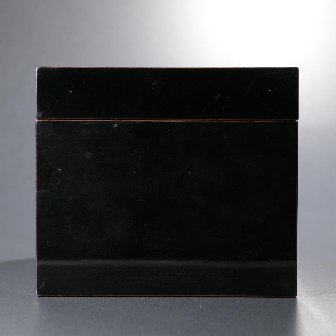 【茶道具】輪島塗　茶箱　藤蒔絵　6R0938ダP2