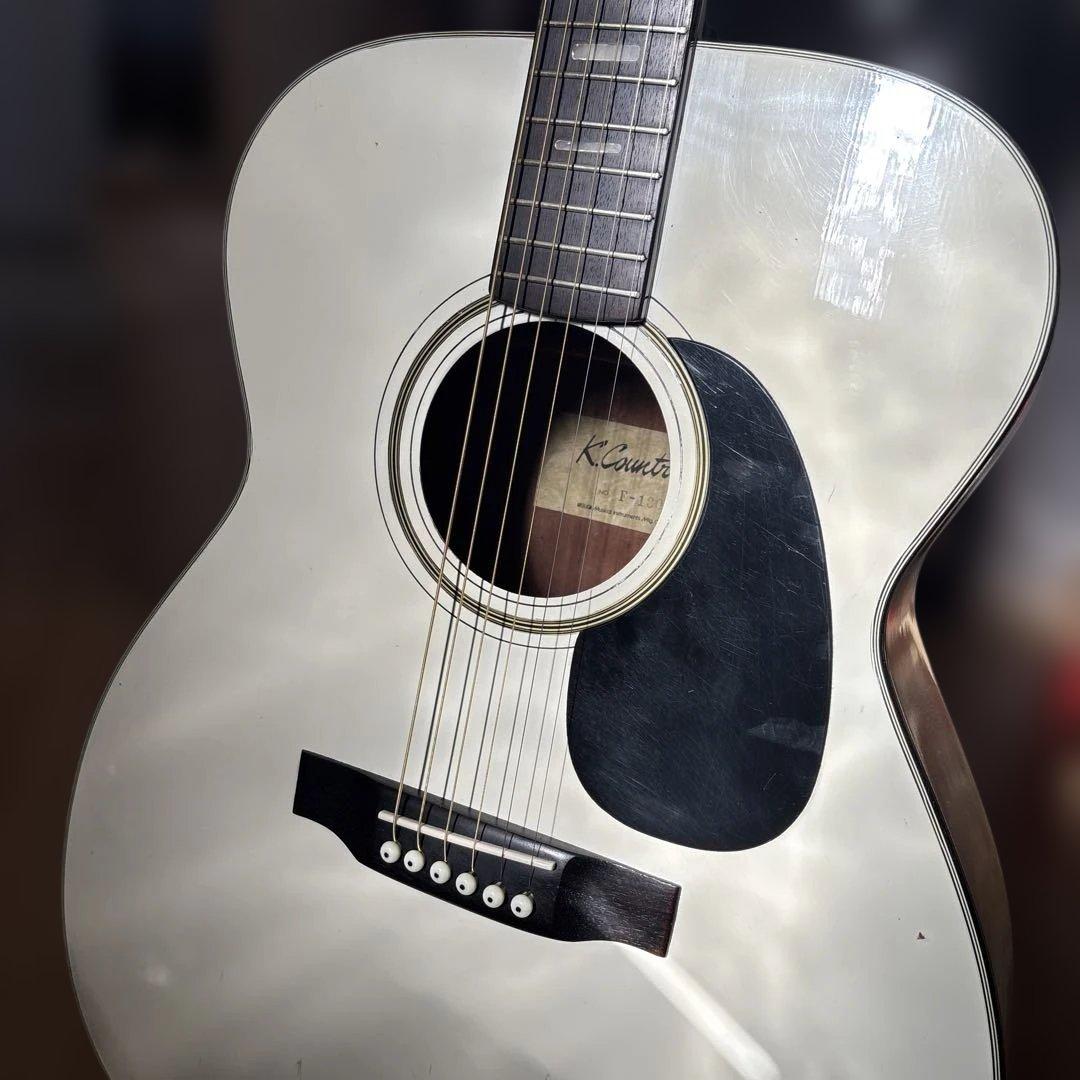 美響ジャパンビンテージ\"K Country\"希少なブロックインレイ(ケース付き)