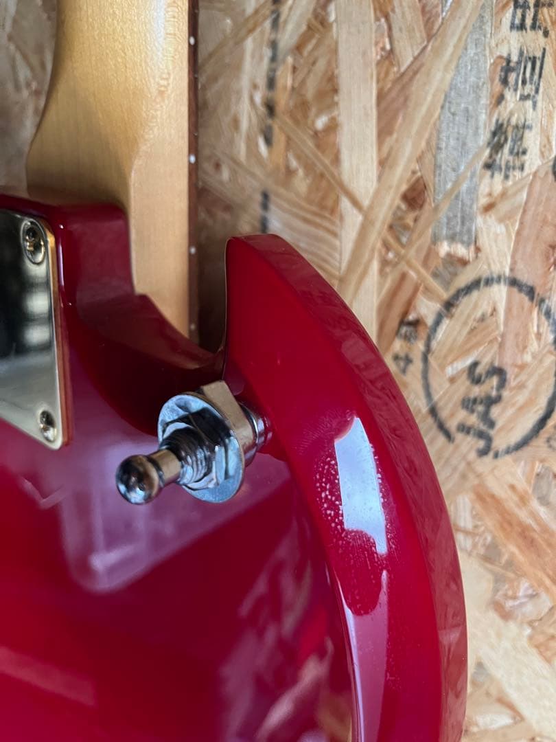 TARGET ギター レッド/オレンジグラデーション　hide モッキンバード