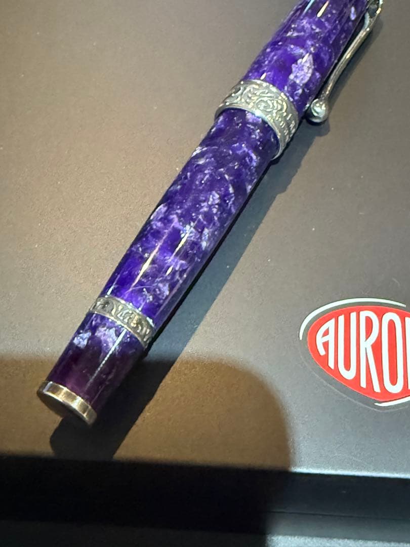 アウロラ万年筆　オチェアーノ・インディアーノ　F