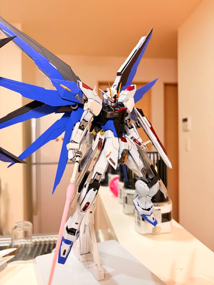 1/100 海外製　フリーダム　ストライクフリーダム全塗装完成品メタルビルド風