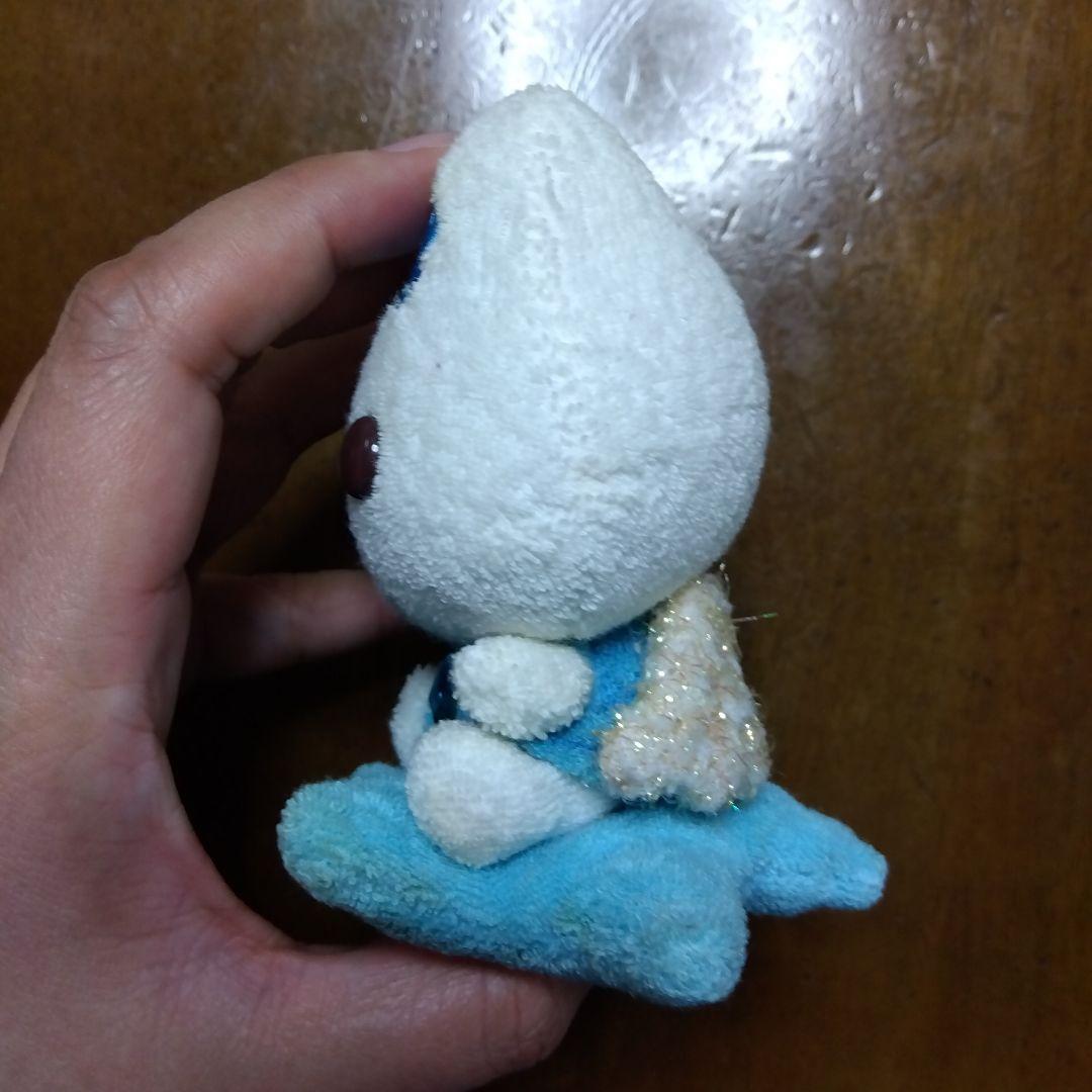 サンエックス　しあわせにゃんこ　ハート型宝石付きぬいぐるみ　平成レトロ