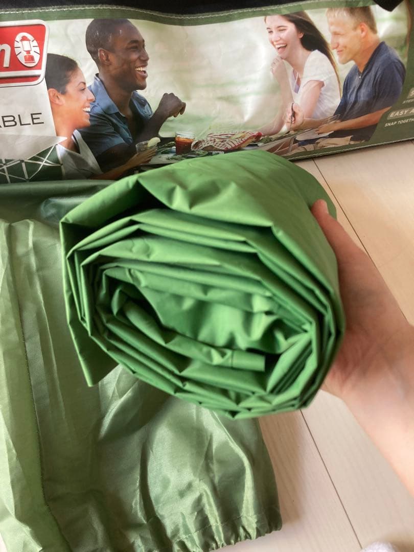 Coleman コンパクト　テーブル　エアーマット　クオルツ　レバーロックベッド