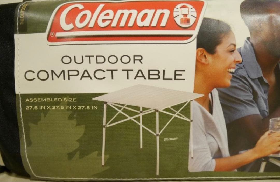 Coleman コンパクト　テーブル　エアーマット　クオルツ　レバーロックベッド