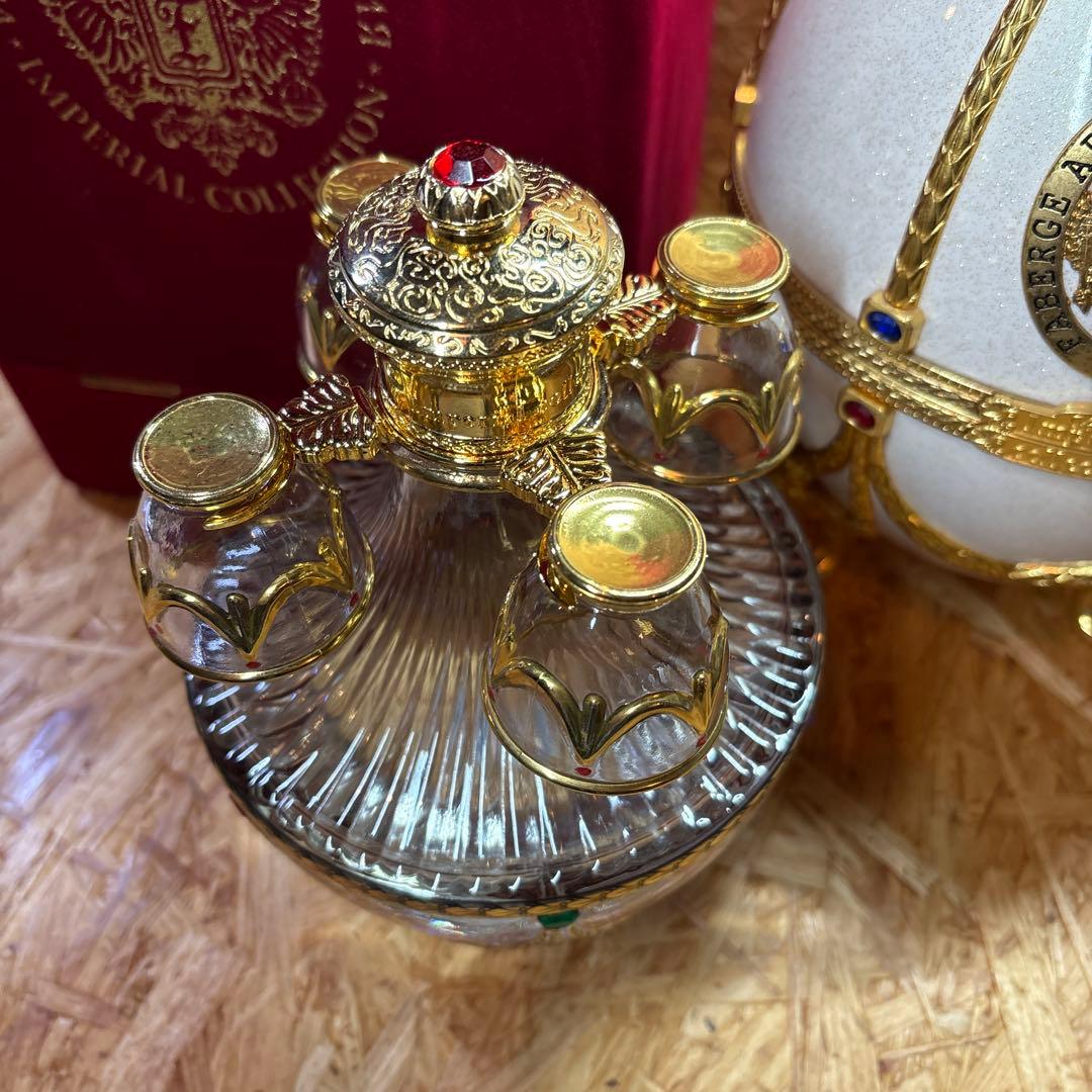 ラドガ インペリアル コレクション イースターエッグ パール ホワイト　空き瓶