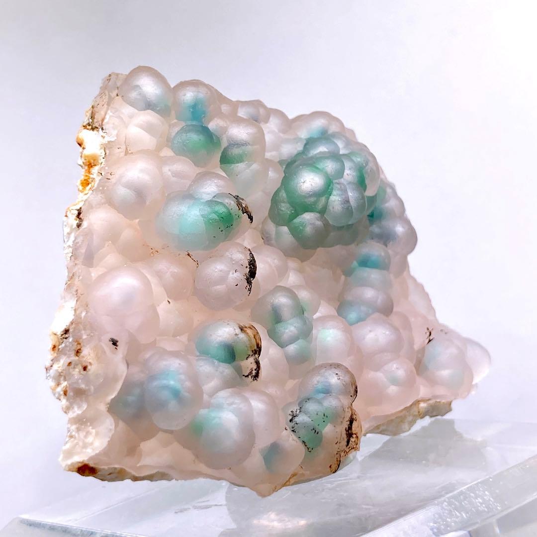 k*u様 『2022年発見』　クリソコラインカルセドニー　原石　鉱物標本　天然石