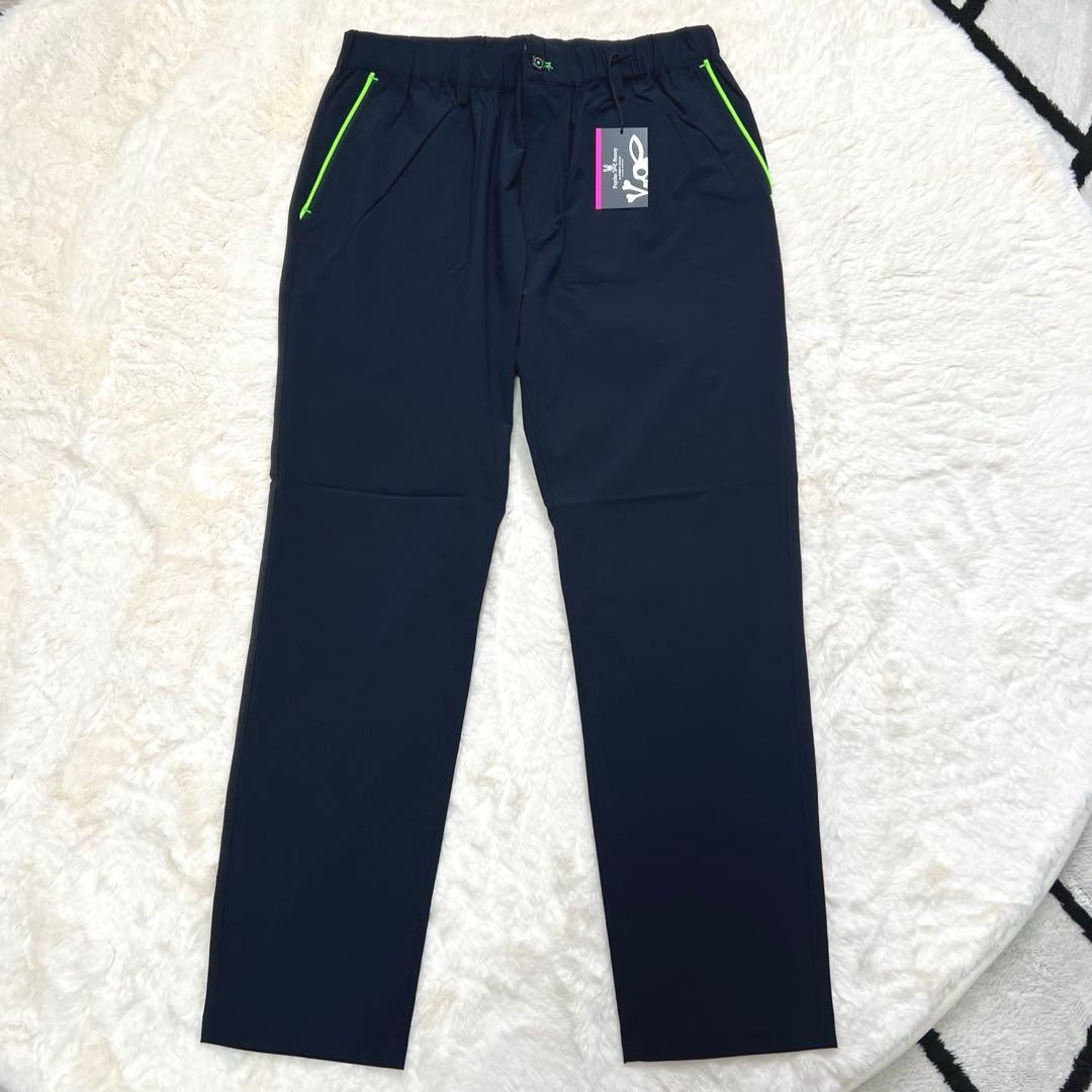 PsychoBunny ネオンLINE pants サイズXL