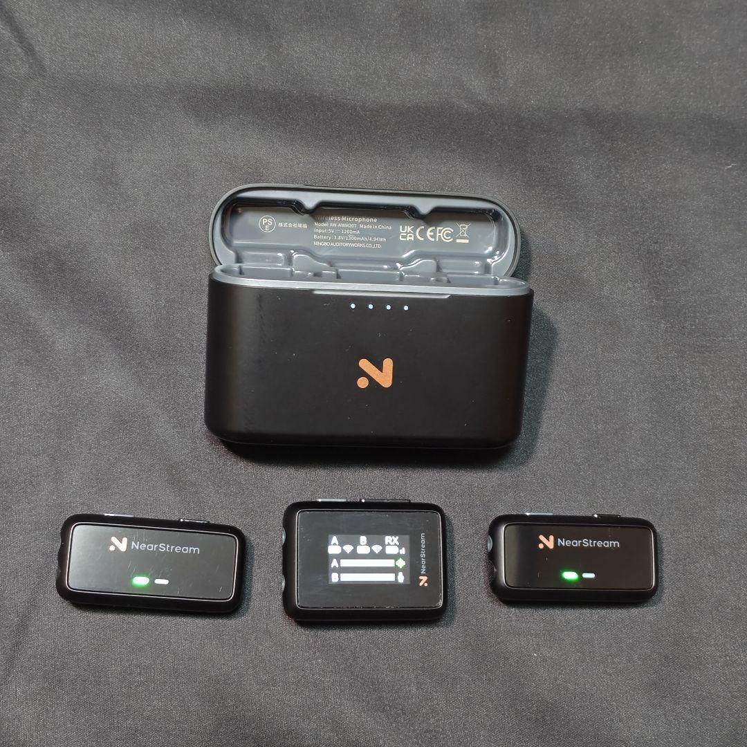 【美品】ワイヤレスマイク ピンマイク NearStream