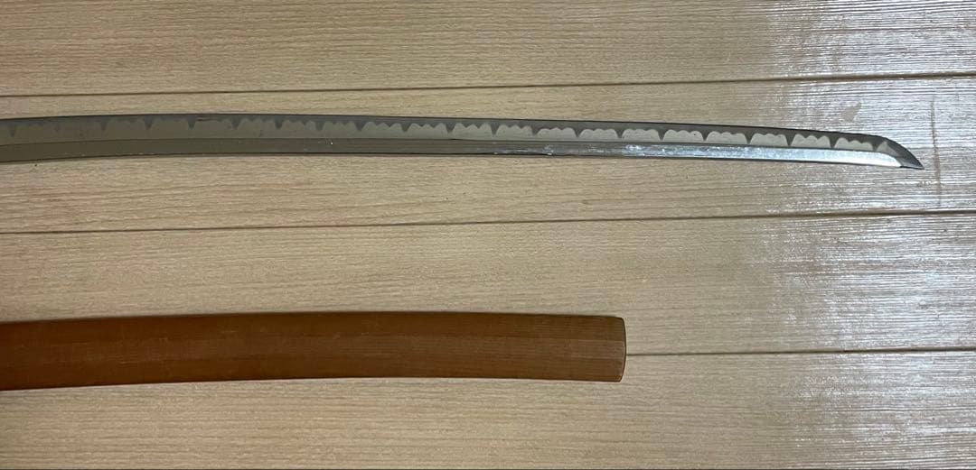 模造刀　居合刀　白鞘　太刀　武具　b523