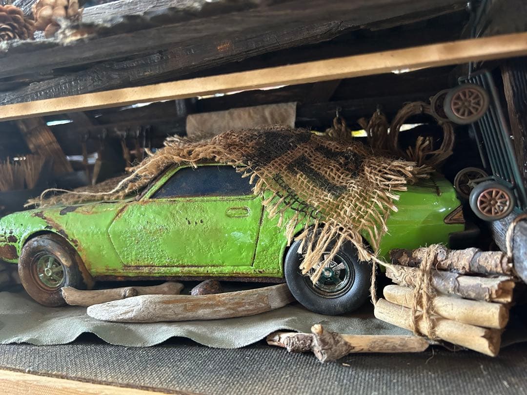 一点物‼️昭和レトロ　小屋　ジオラマ　ミニチュア