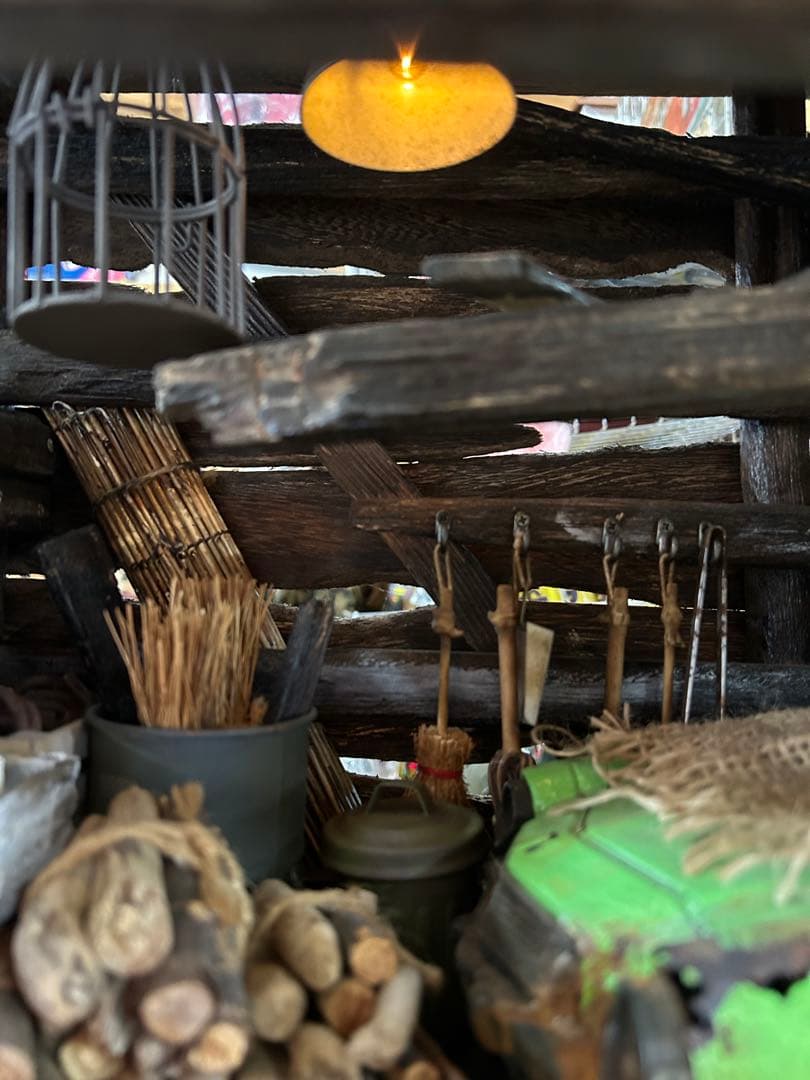 一点物‼️昭和レトロ　小屋　ジオラマ　ミニチュア
