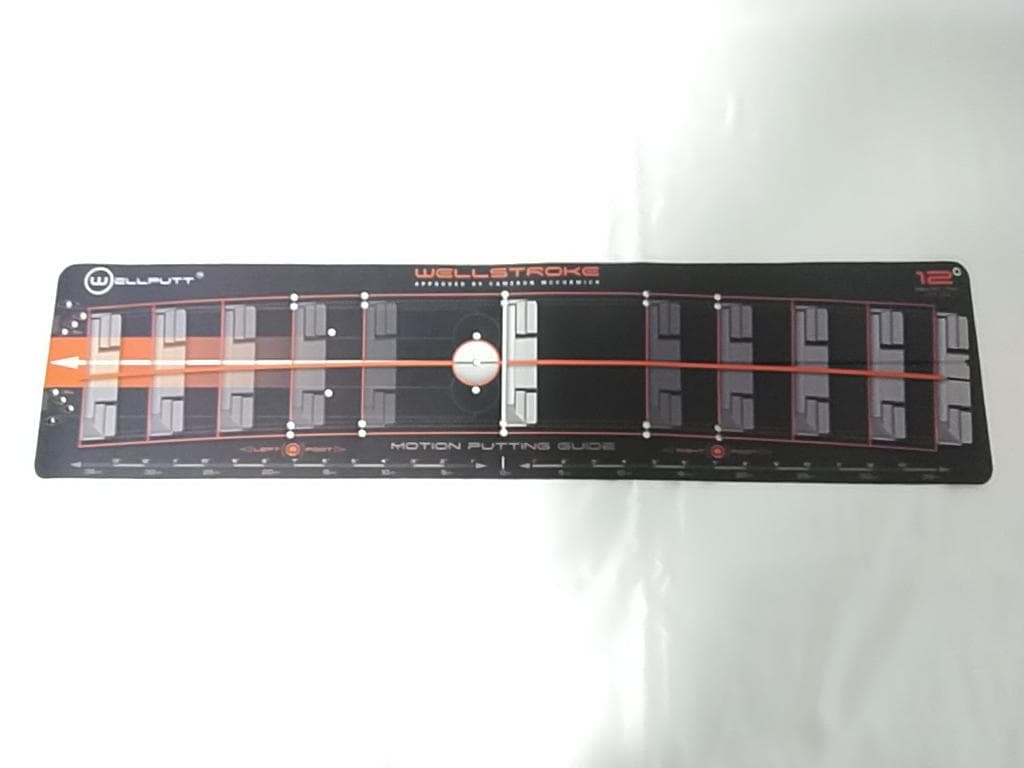 ウェルストロークオレンジ 右利き 12度 ゴルフスイングアーク パターマット練習