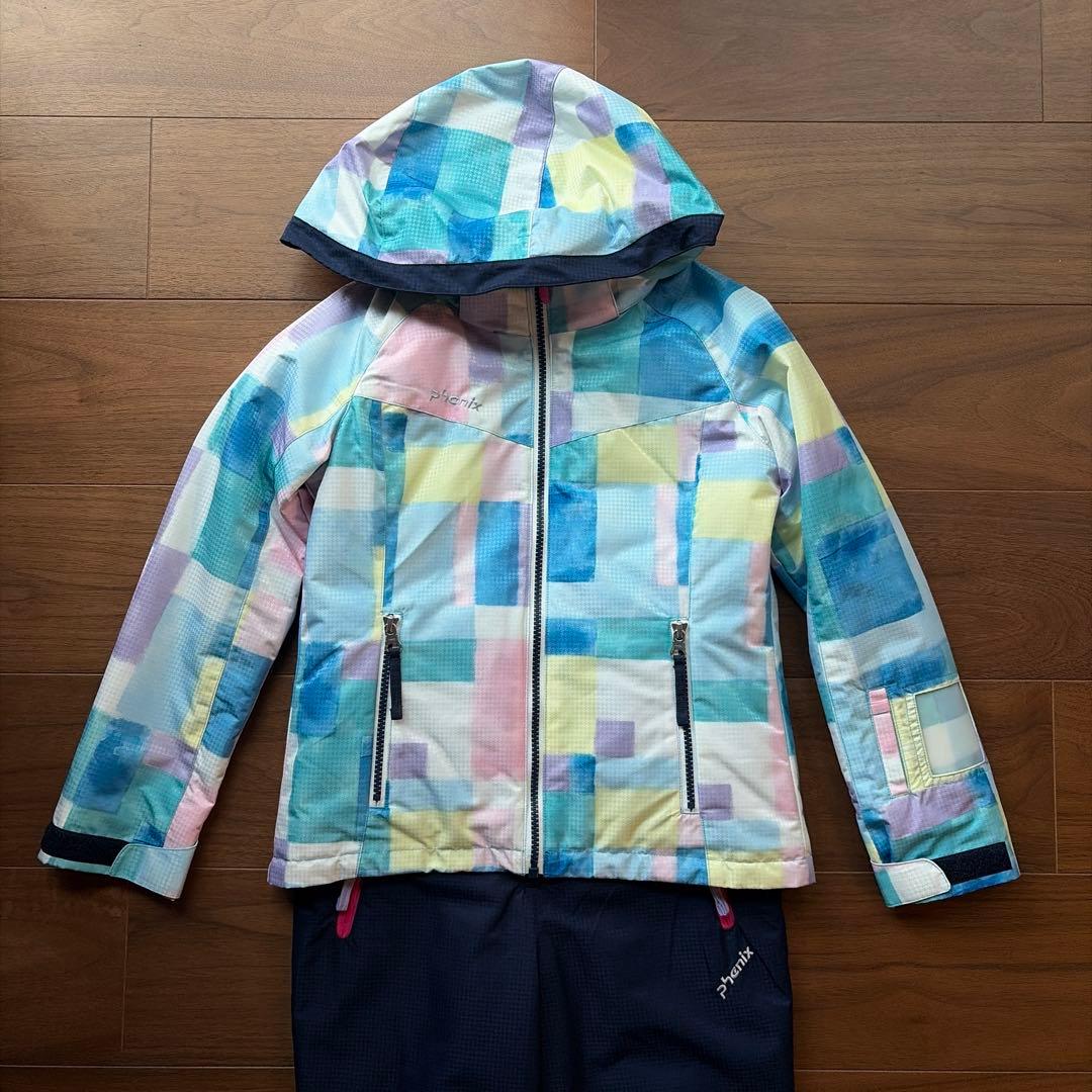 子ども用　スノーボードウェア　スキーウェア　スノーウェア　女の子