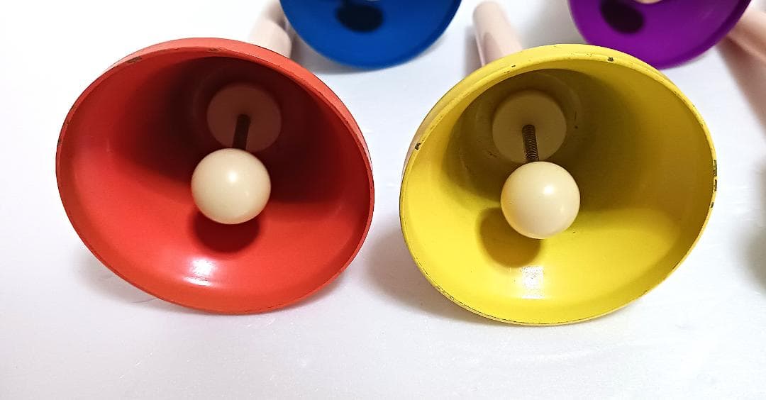 【レトロ】　ウチダ ミュージックベル　ハンドベル　内田洋行　20本セット