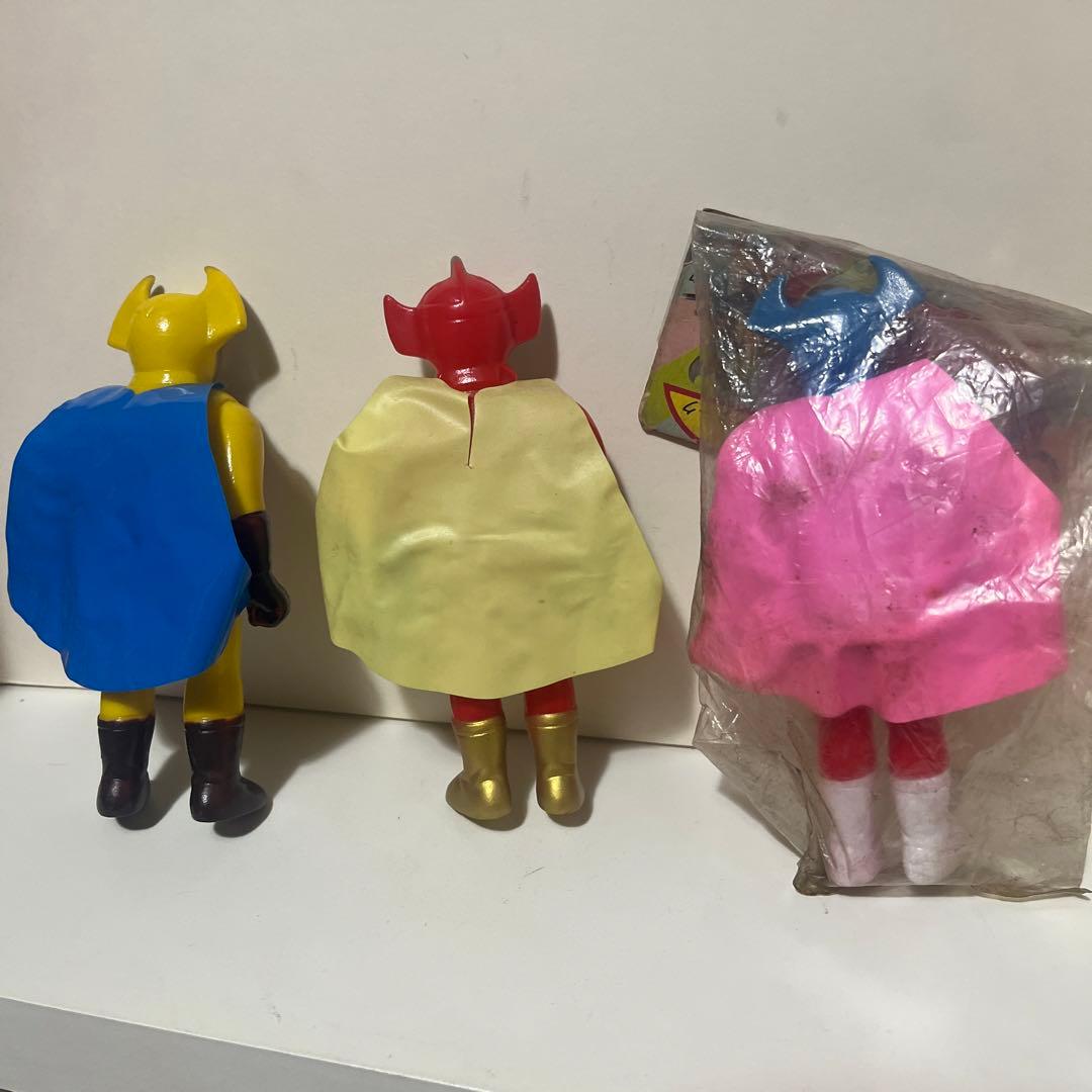 タケミ 製 バトルホーク ビッグホーク クインホーク ソフビ フィギュア セット