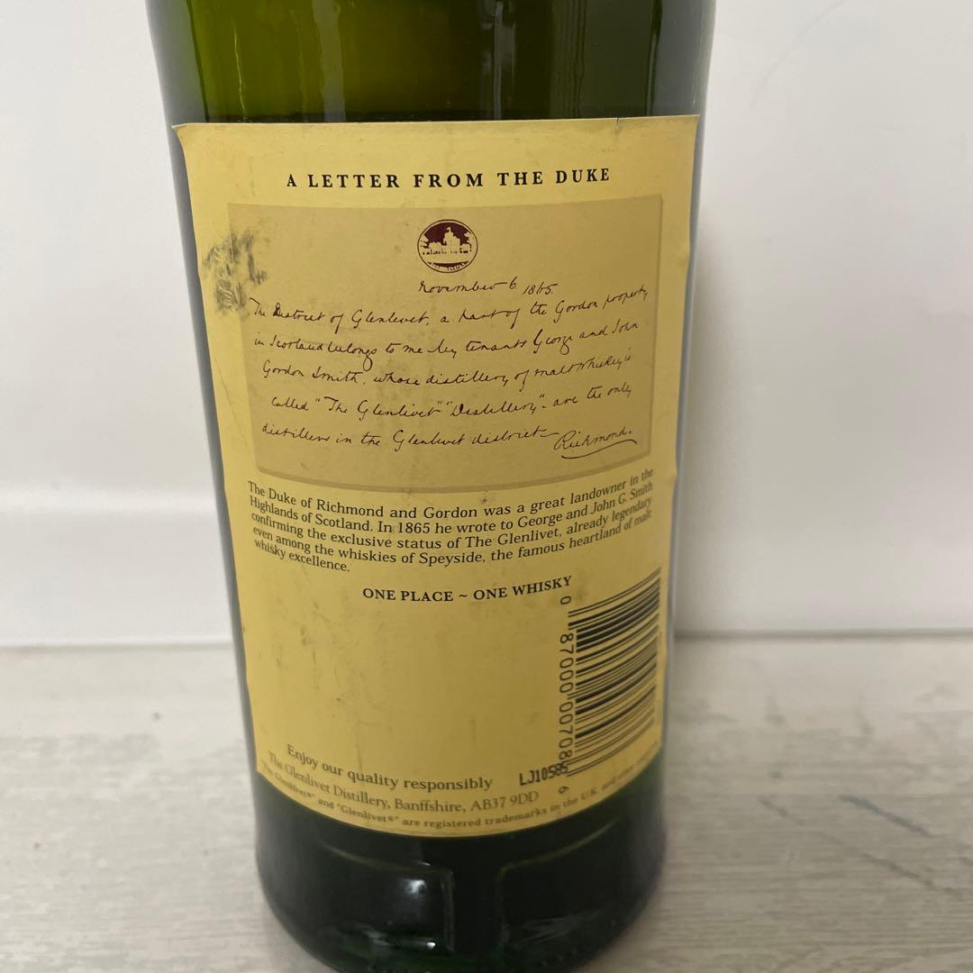 THE GLENLIVET 12年 シングルモルトウイスキー 1000ml