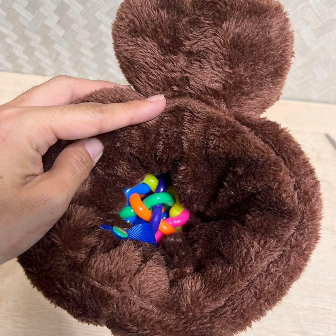 おもちゃ 知覚玩具 認知症 モンテッソーリー ブラウン ぬいぐるみ