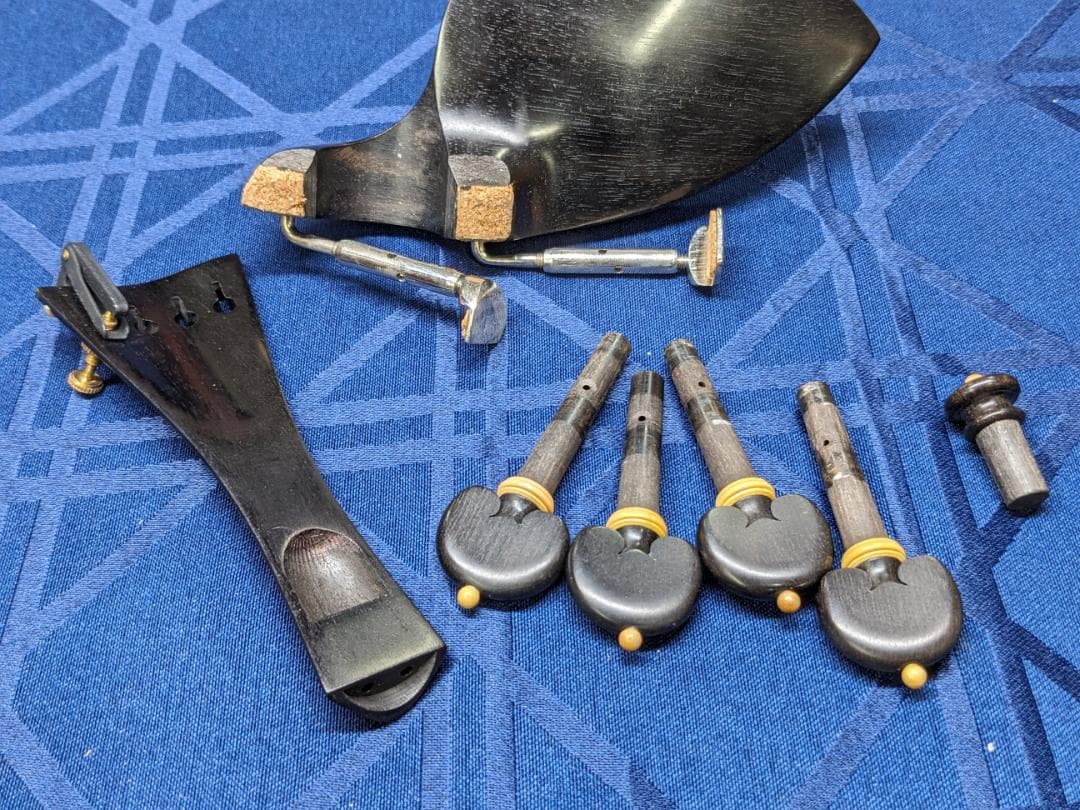 バイオリンパーツセット　新品イタリアンバイオリンから外したもの