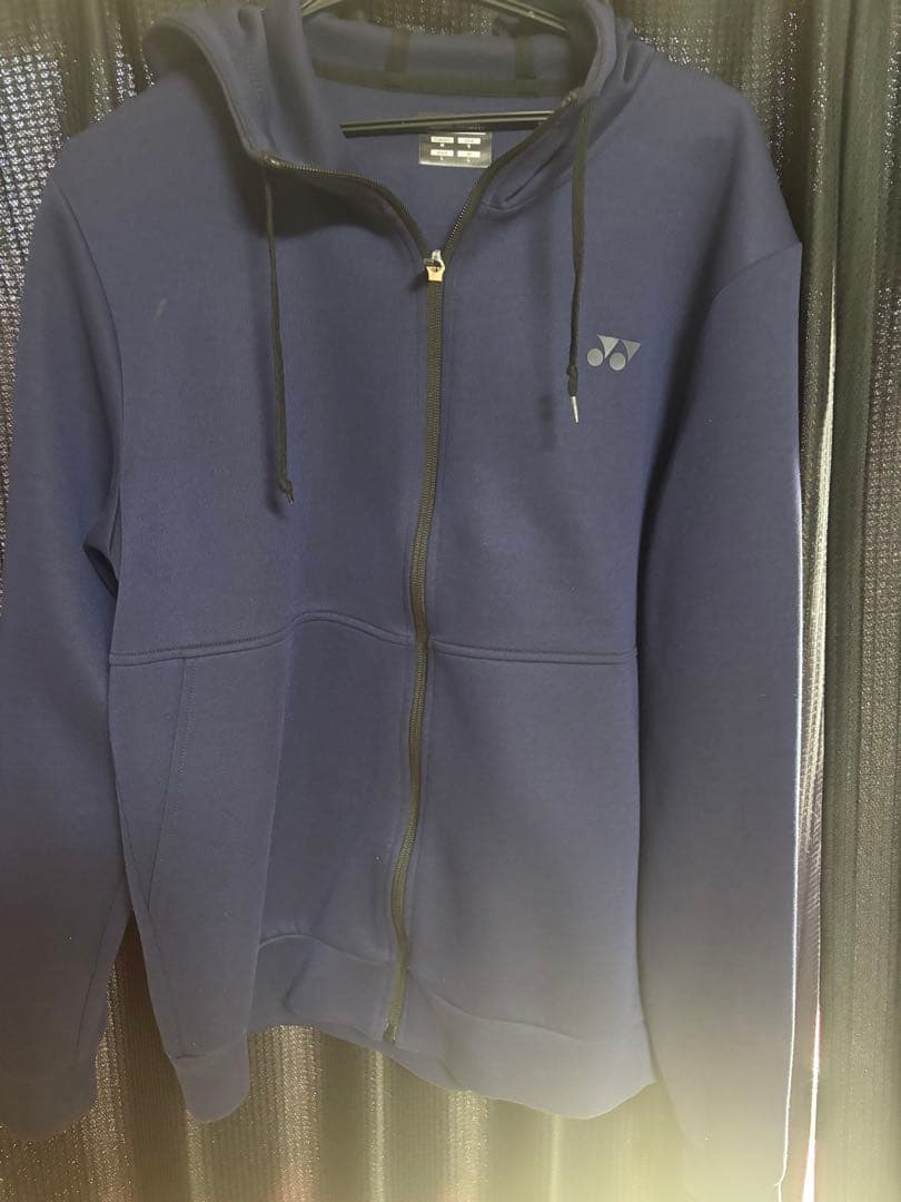 YONEX フルジップフーディ JP L ネイビー