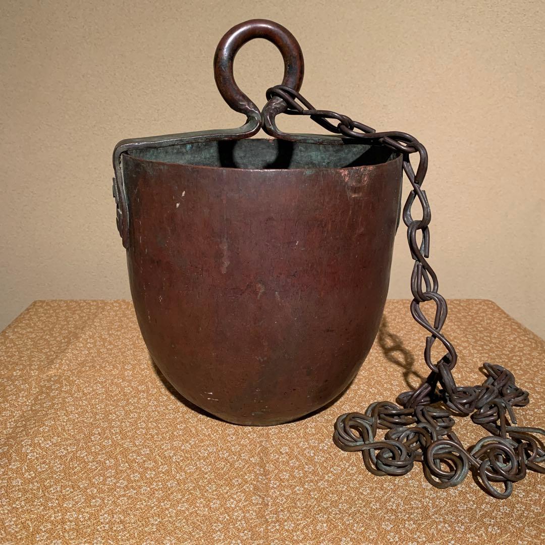 銅製のつるべ(時代物)