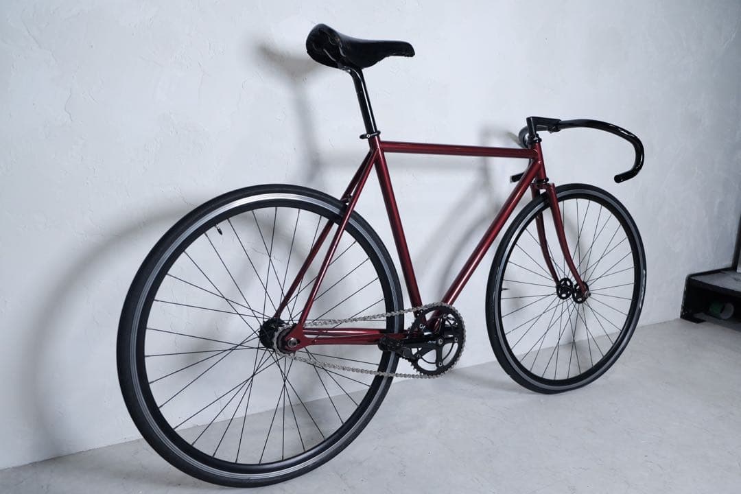 自転車本体 fuji feather Porsche993 arena red paint