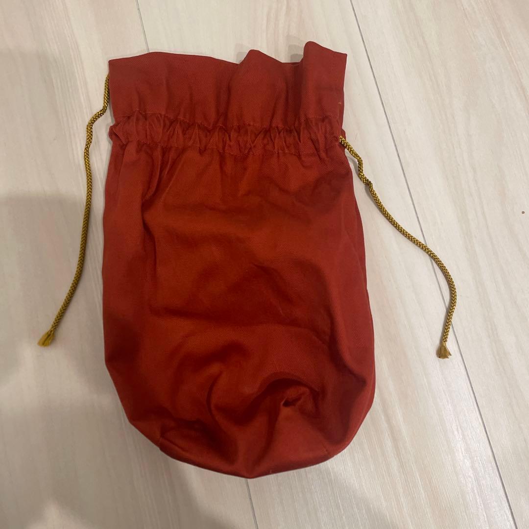 有田焼　色絵栗兎文瓶