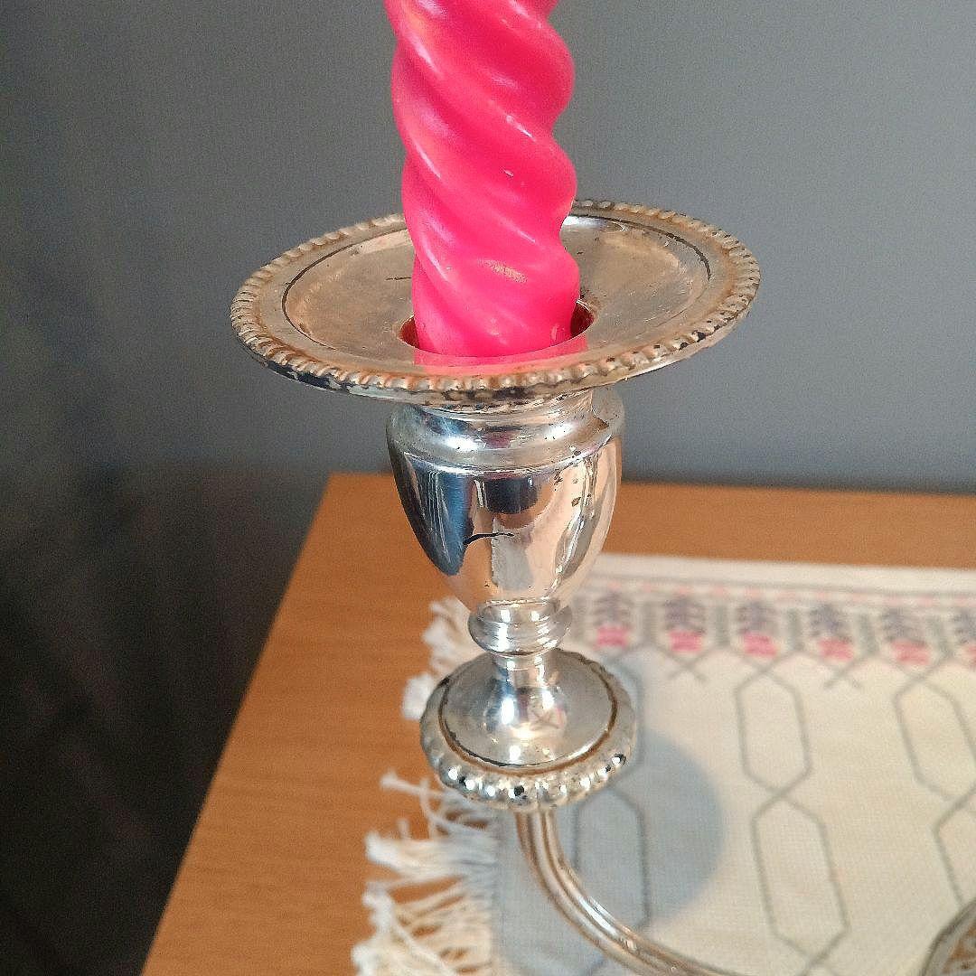 イギリスアンティーク　燭台　キャンドルスタンド　VINERS社