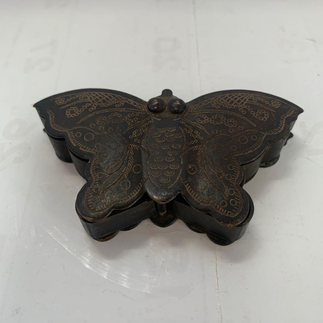 中国美術　晚清民国时期　北京　栄寶斋　蝶々墨盒　送料込み