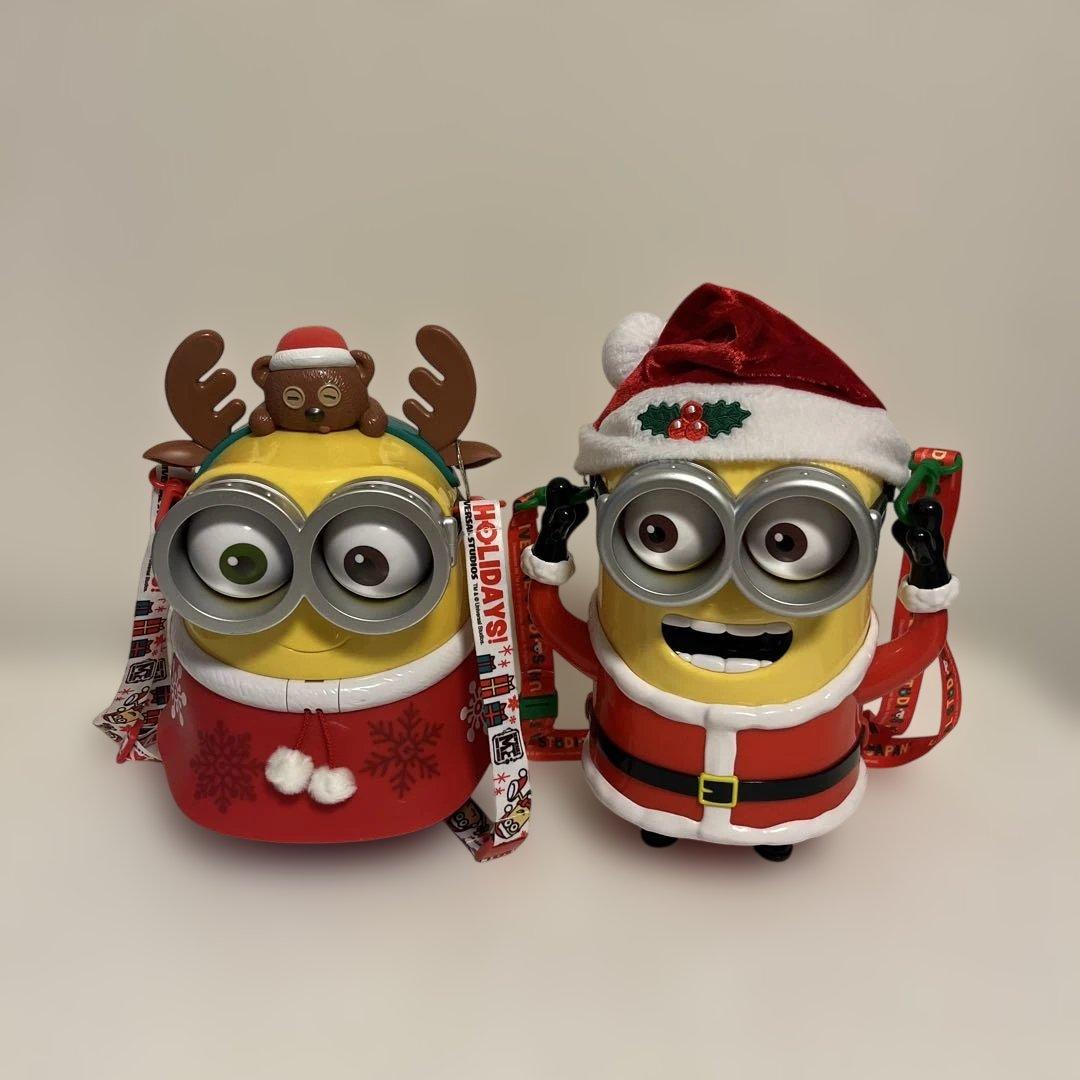 クリスマスusj ユニバーサルスタジオジャパンミニオンエルモポップコーンバケット