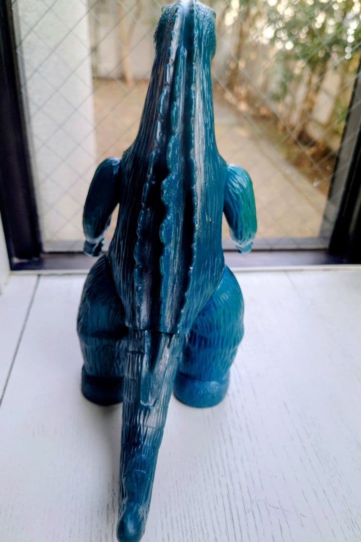 両足刻印 希少 美品 当時物 マルサン ゴジラ ブルマァク 怪獣 ソフビ 東宝