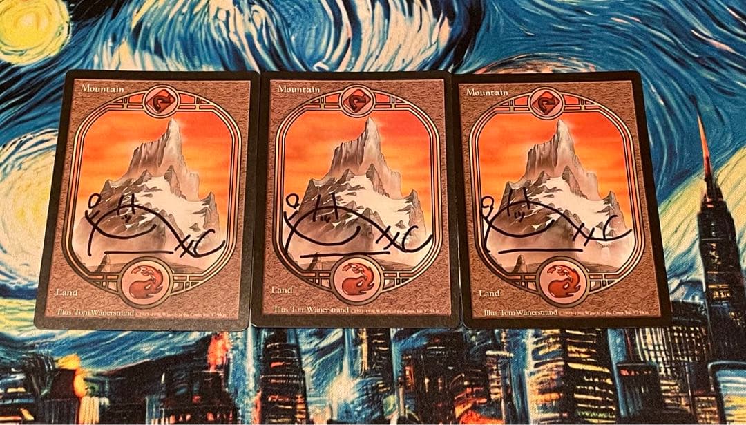mtg 稀少 トモハッピーサイン 山3枚セット
