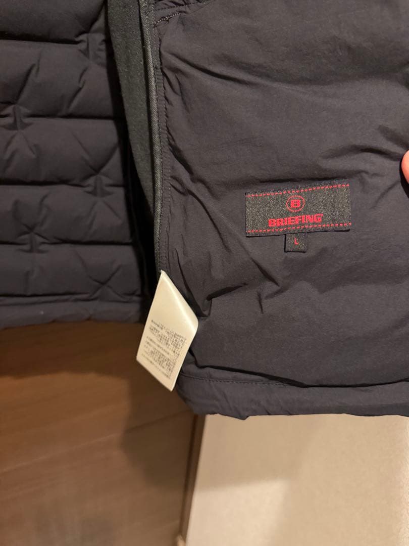 BRIEFING ブラックハイブリッドダウン Lサイズ