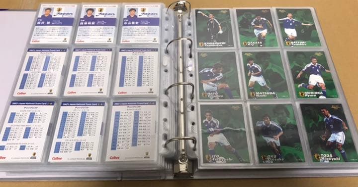 02カルビーJリーグカード日本代表234枚セミコンプセット（コンプまで2枚抜け）