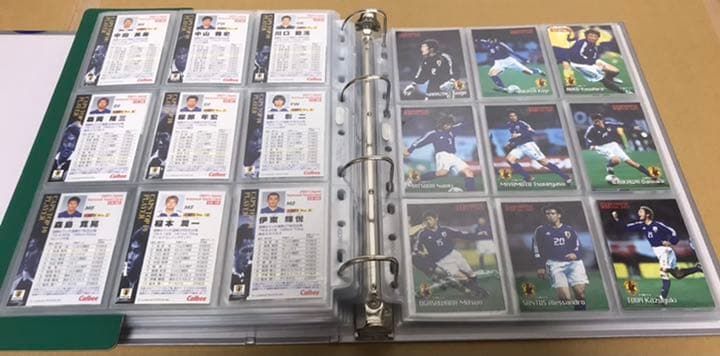 02カルビーJリーグカード日本代表234枚セミコンプセット（コンプまで2枚抜け）