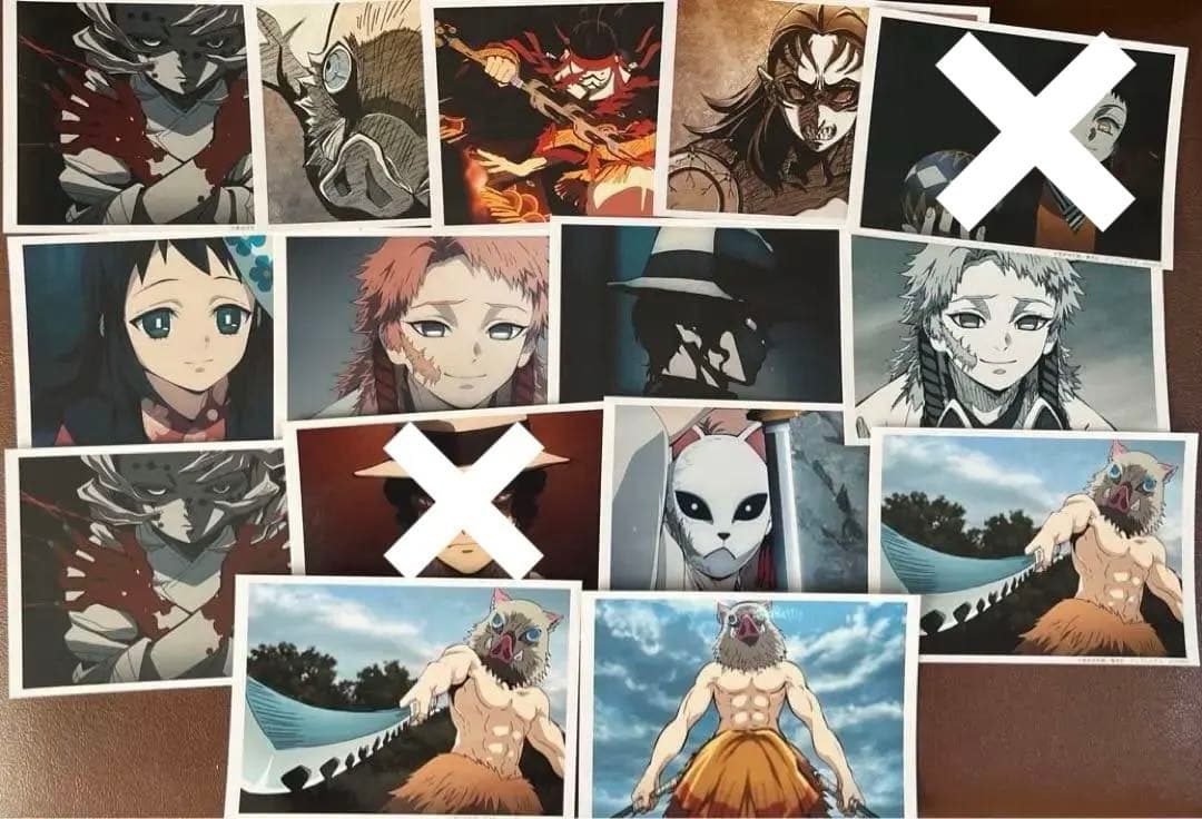 立志編　鬼滅の刃 ランダムブロマイドくじ 錆兎 真菰　鬼舞辻無惨　累　ブロマイド