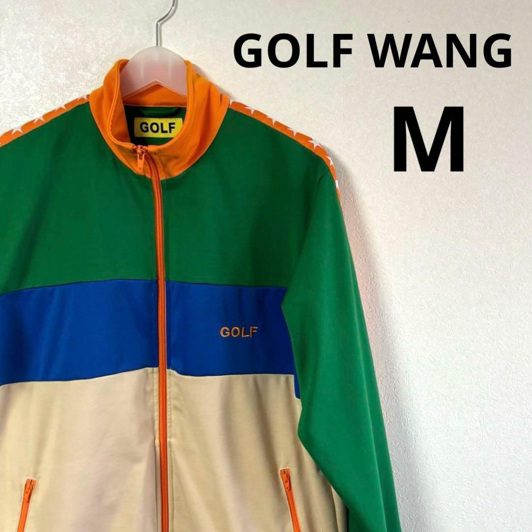 GOLF WANG ゴルフワン　トラックジャケット　マルチカラー　M