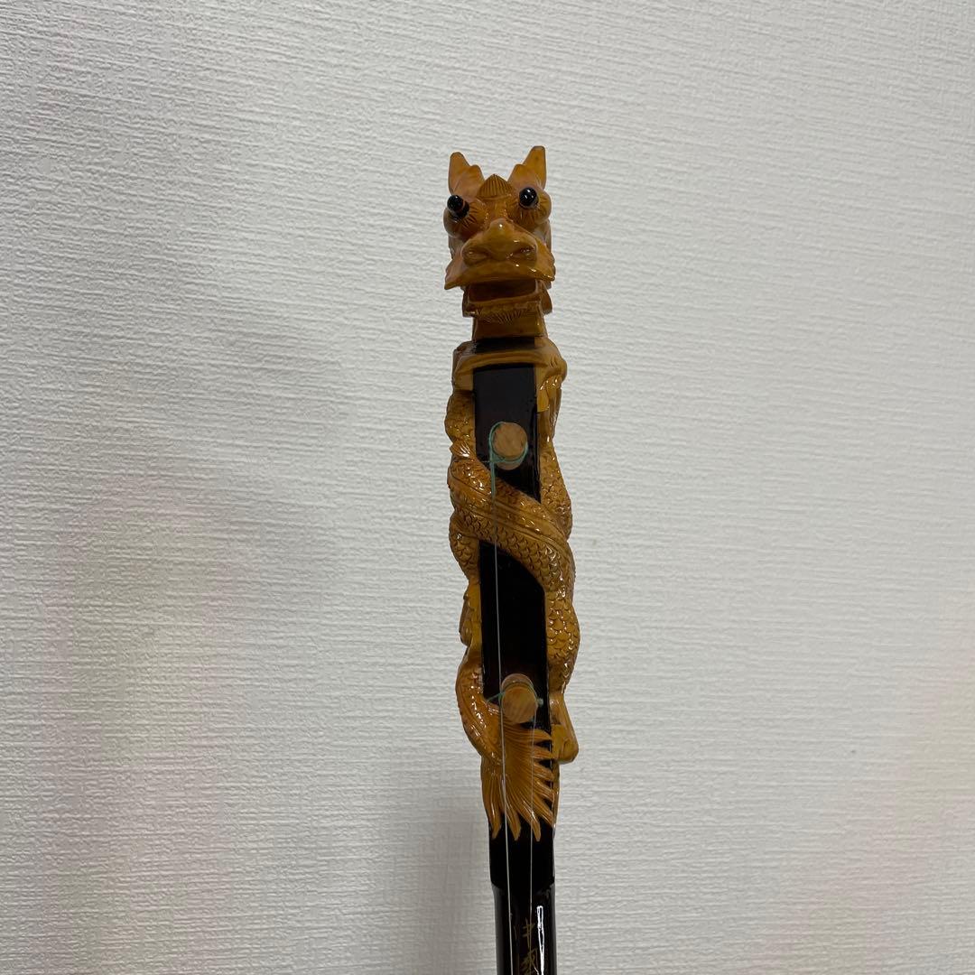 高級 虎丘 二胡 龍頭 弦楽器 民族楽器 ケース付属